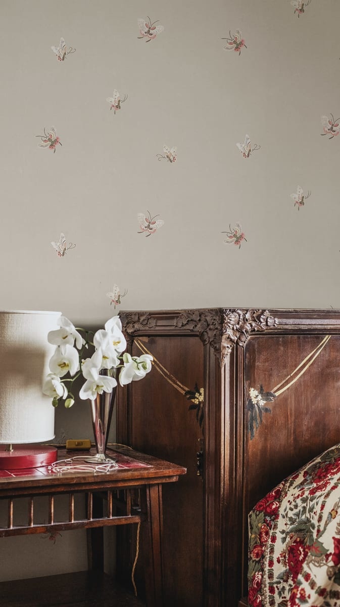 Tapet lavabil Butterflies, Sandstone, Sandberg, 5.3mp / rola - 3 | YEO