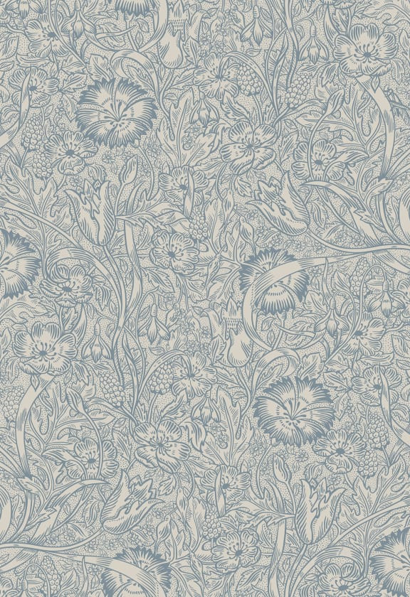 Tapet lavabil Caroline, Indigo Blue, Sandberg, 5.3mp / rola - 1 | YEO