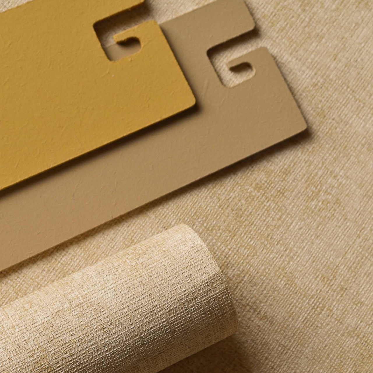 Tapet lavabil Raphia Single, Ocre, Palette, Coordonne 5.3mp / rola - 4