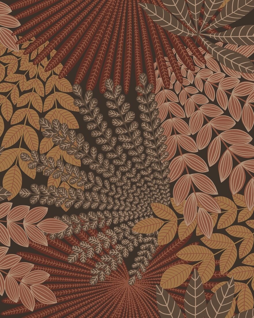 Tapet lavabil, Velvet Leaves 2259, 5.3mp / rola — imaginea 6