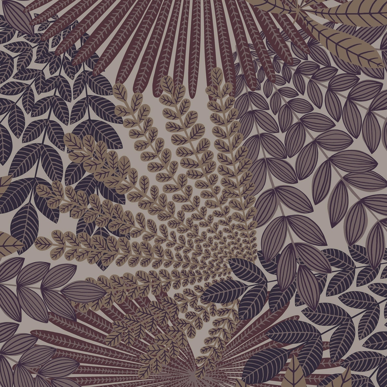 Tapet lavabil, Velvet Leaves 2260, 5.3mp / rola — imaginea 2