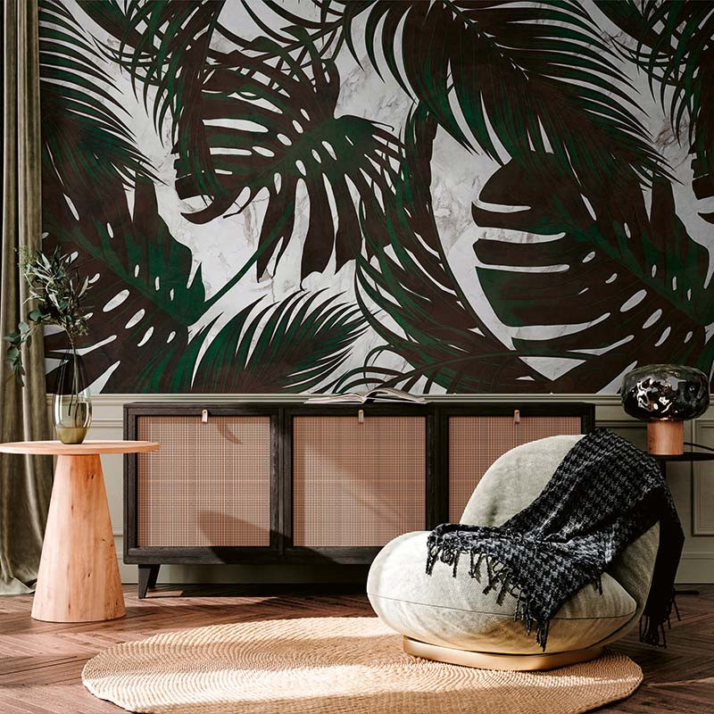 Tapet Leaves Original Marble, VLAdiLA - 2 | YEO