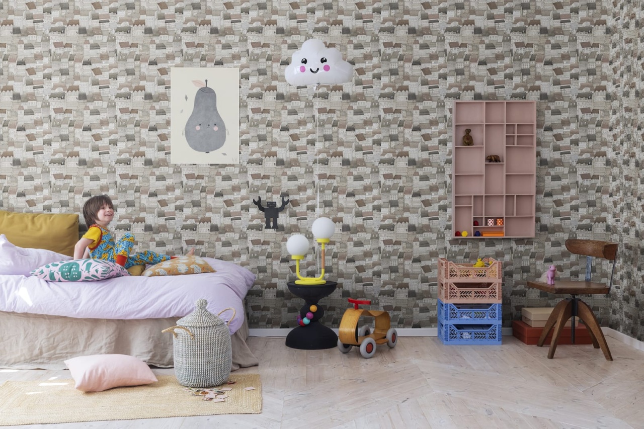 Tapet pentru copii, Dream Town, Sand, Rebel Walls - 3 | YEO