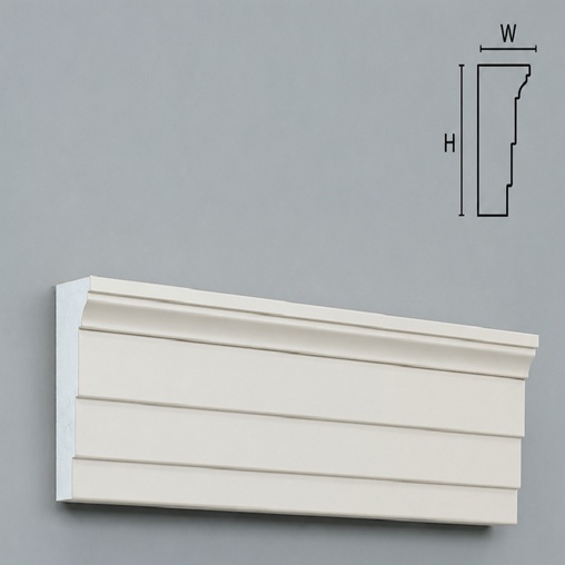 Brau exterior BT02A - 12x6x200 cm - 2