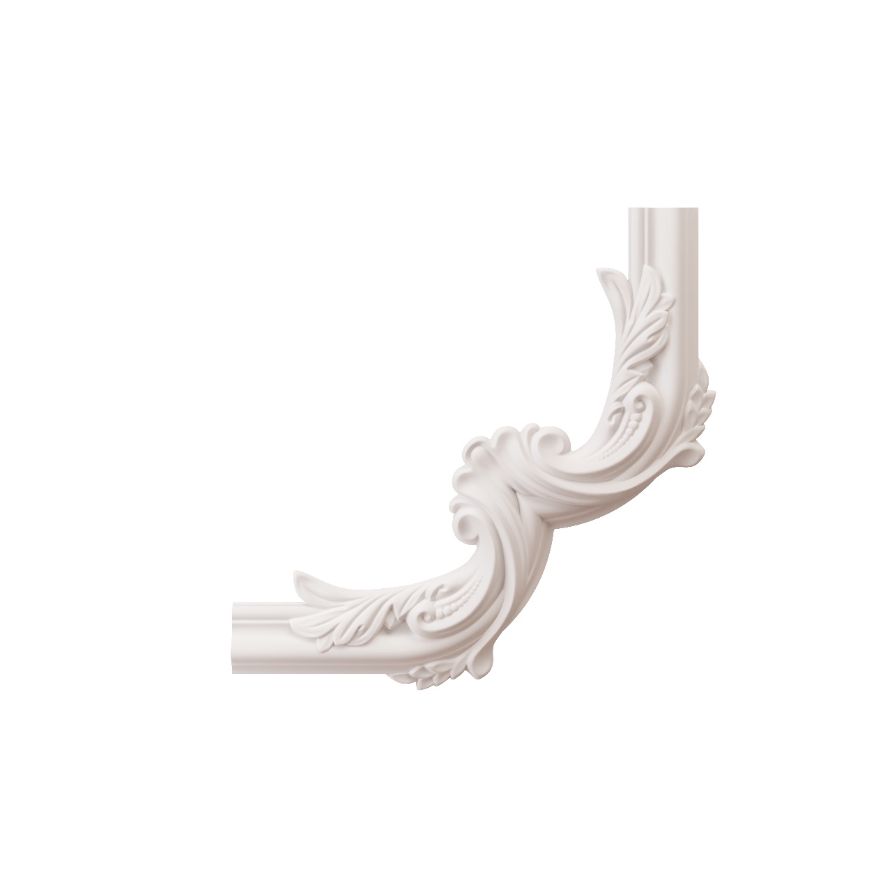 Chenar decorativ din poliuretan B17-3 - 29.6x29.6x1.7 cm