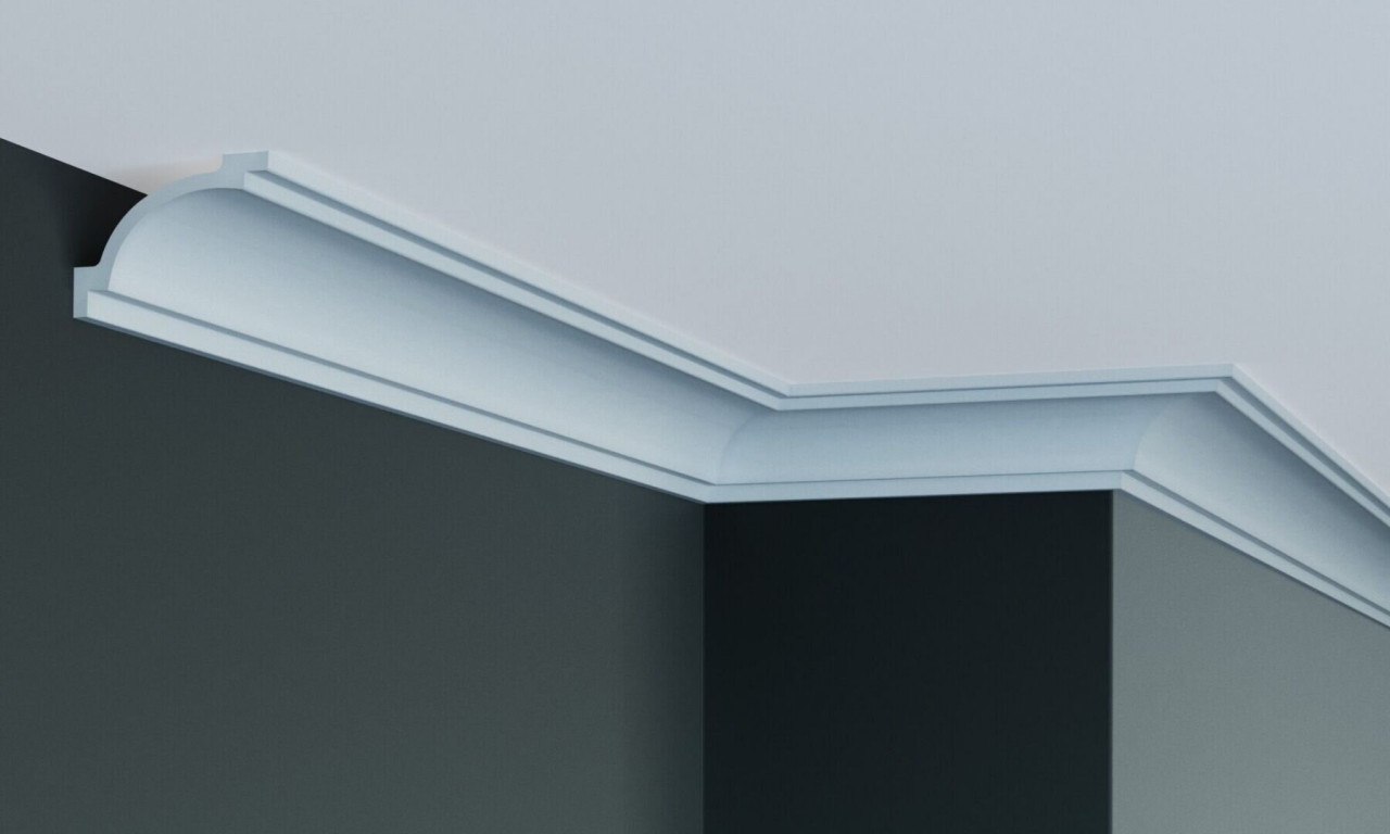 Cornisa decorativa din poliuretan Flexibil P821F - 7x5x200 cm - 2 | YEO