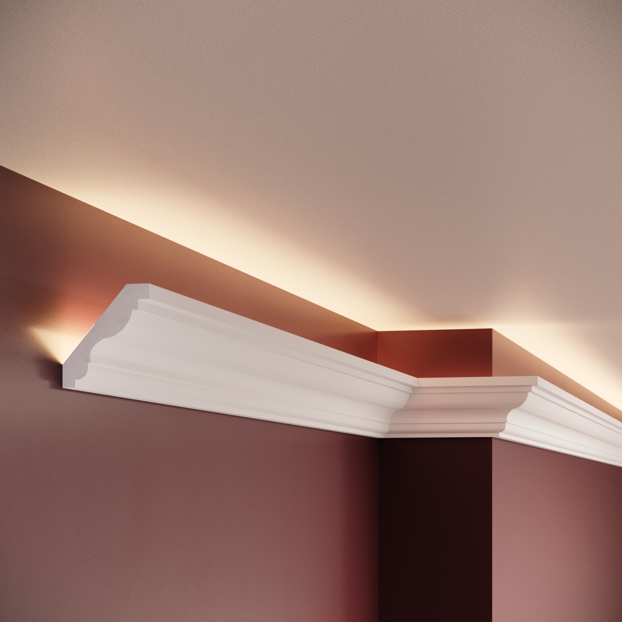 Cornisa decorativa P904E - 6x6.5x200 cm - 2 | YEO