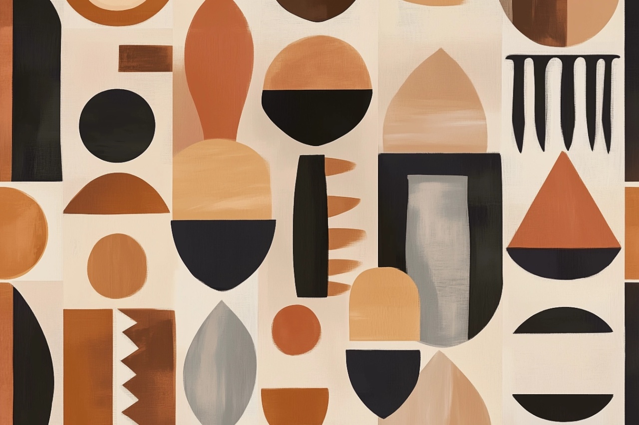 Fototapet Abstract Continent Mystique Kente Rêve CMK206