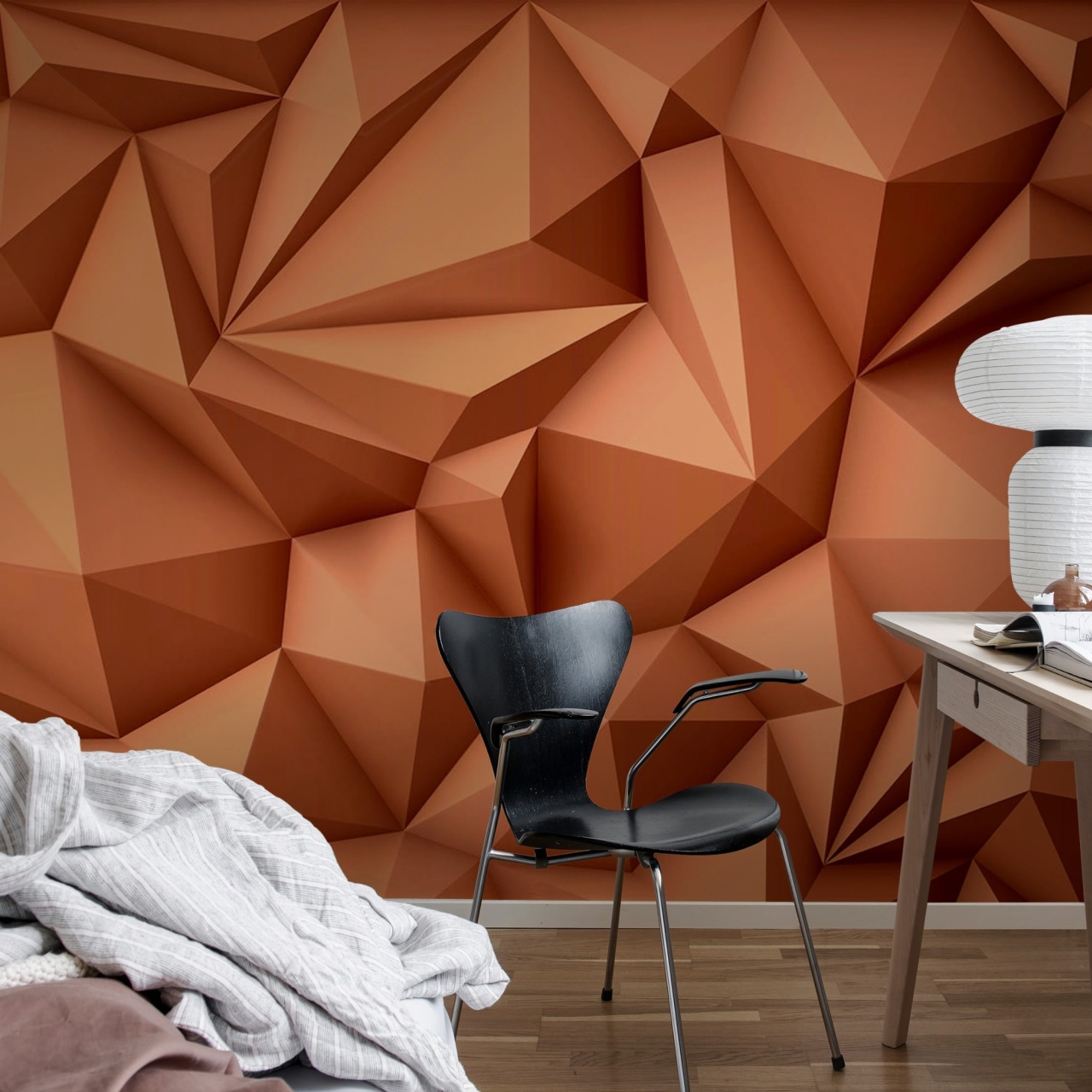 Fototapet, Acoustic Panel, Orange, Rebel Walls - 3