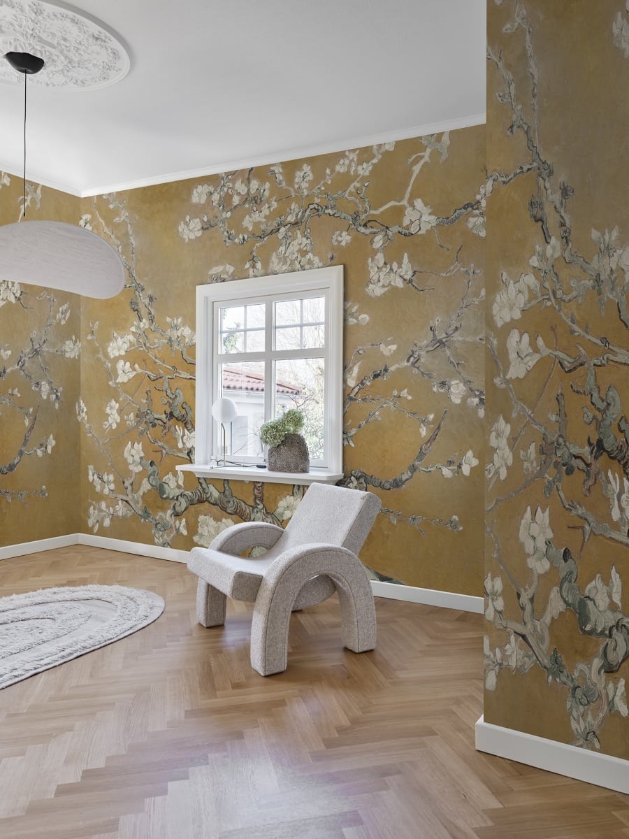 Fototapet, Almond Blossom, Orange, Rebel Walls