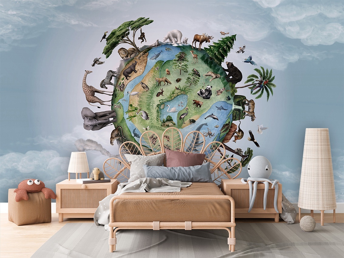 Fototapet Animals of Earth, Kikki Belle — imaginea 3