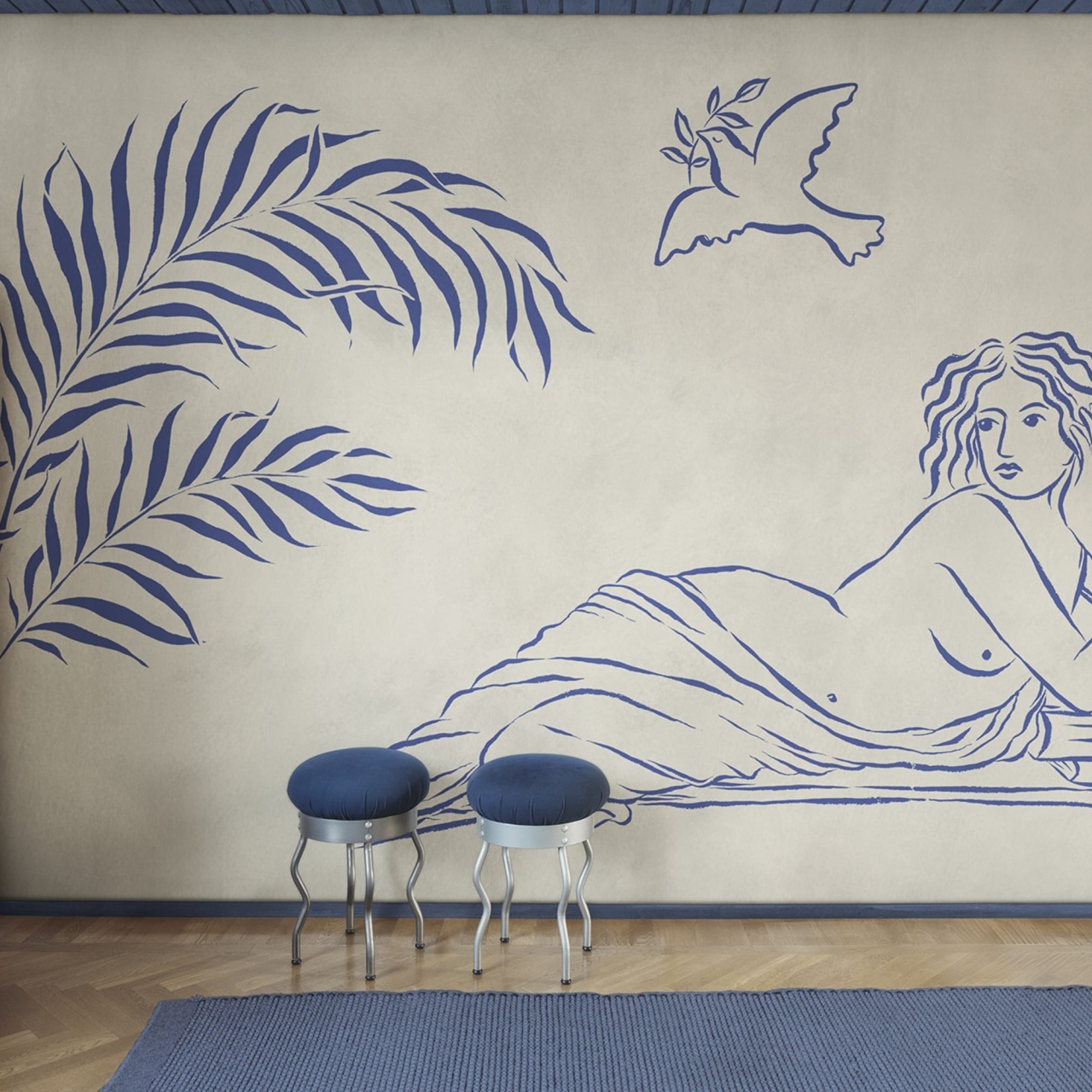 Fototapet, Antiquity, Blue, Rebel Walls - 3