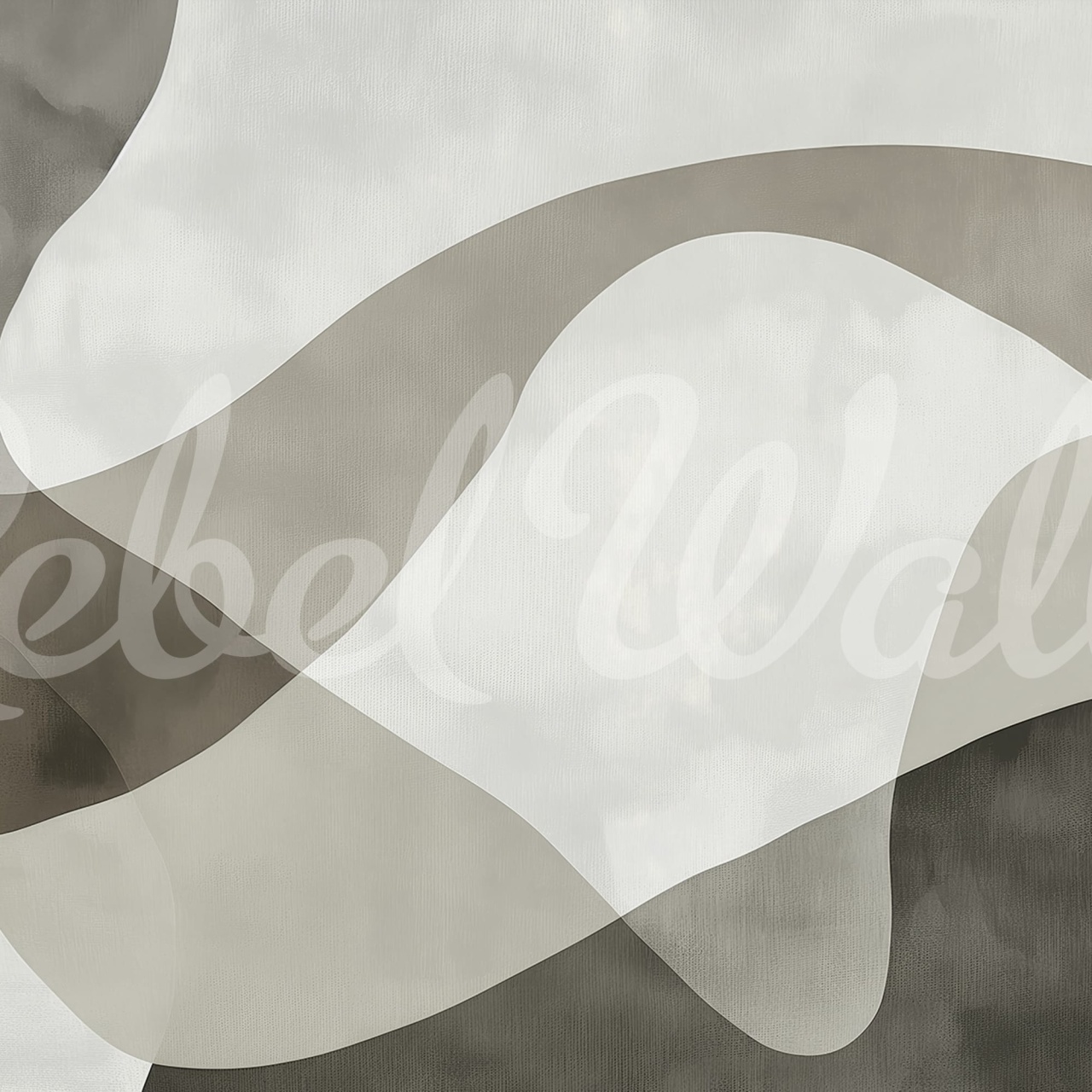 Fototapet, Artistic Waves, Gray, Rebel Walls - 2