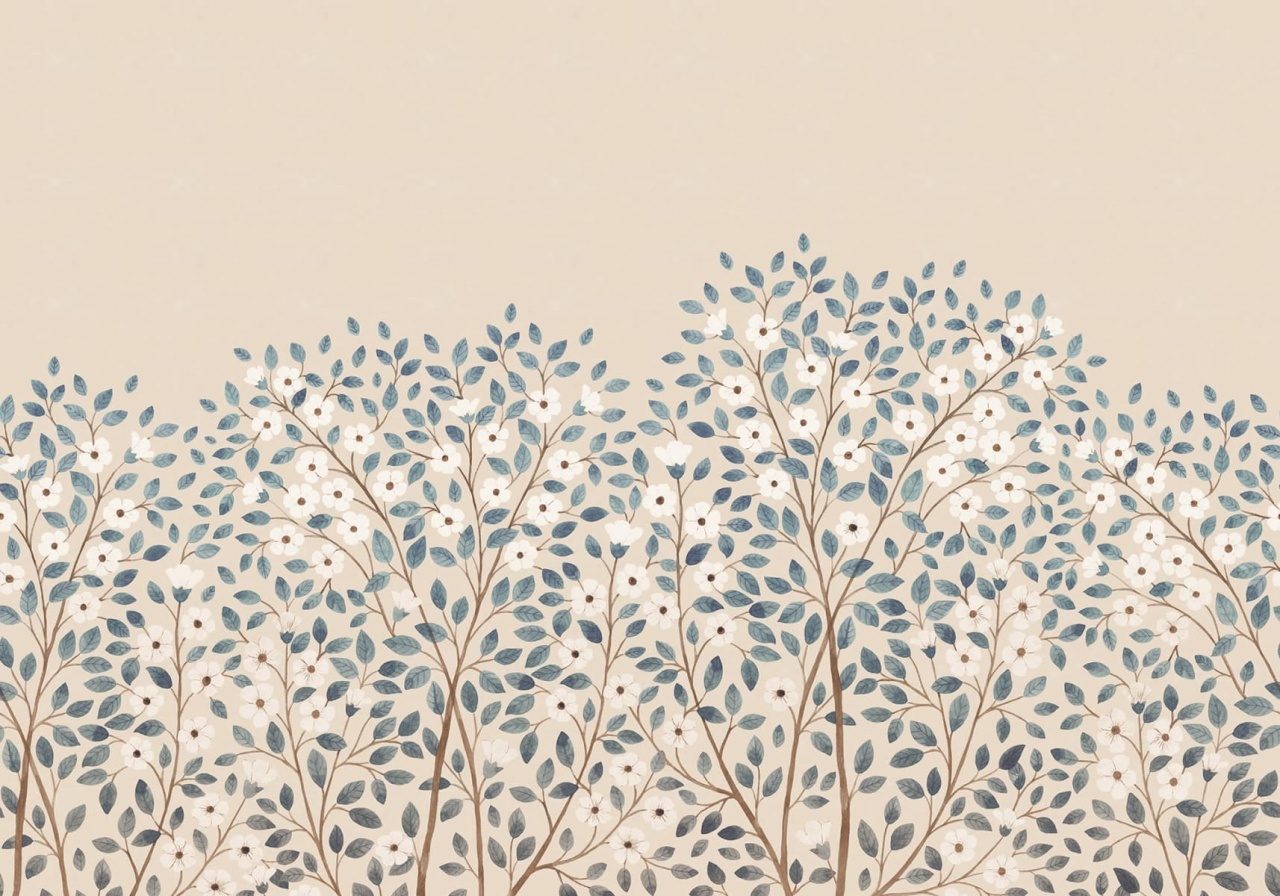 Fototapet, Blossom Tree, Blue, Rebel Walls - 2