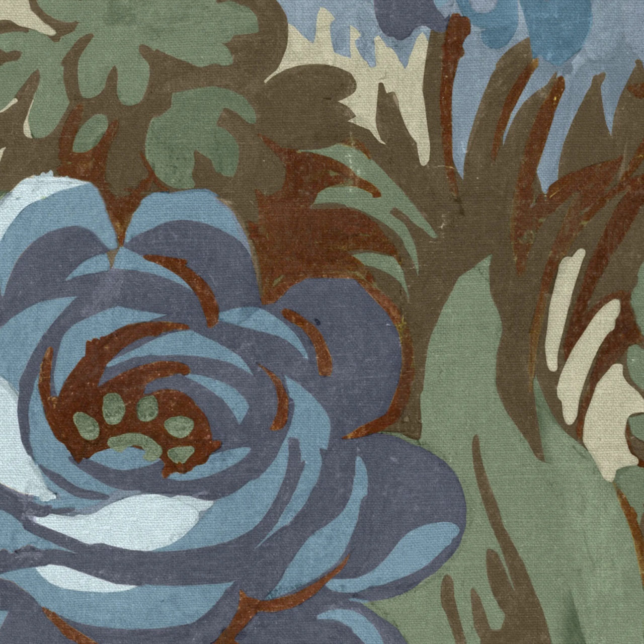 Fototapet, Botanical Manor, Blue, Rebel Walls - 4