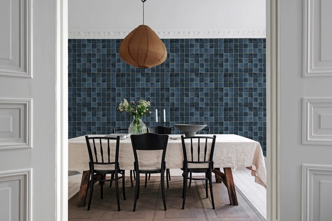 Fototapet, Ceramic Tiles, Azurite, Rebel Walls