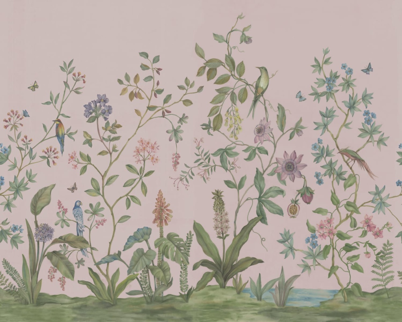 Fototapet, Chinoiserie, Pink, Rebel Walls - 2