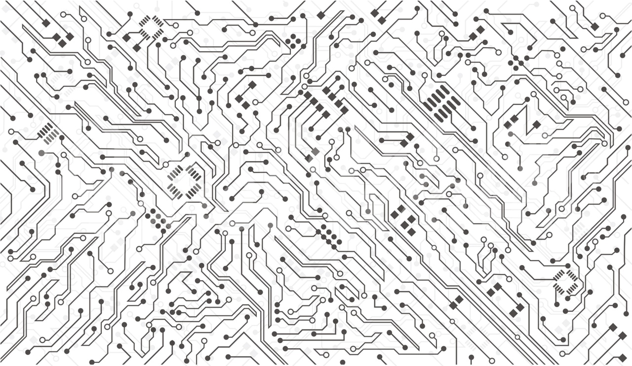 Fototapet, Circuit, White, Rebel Walls - 2