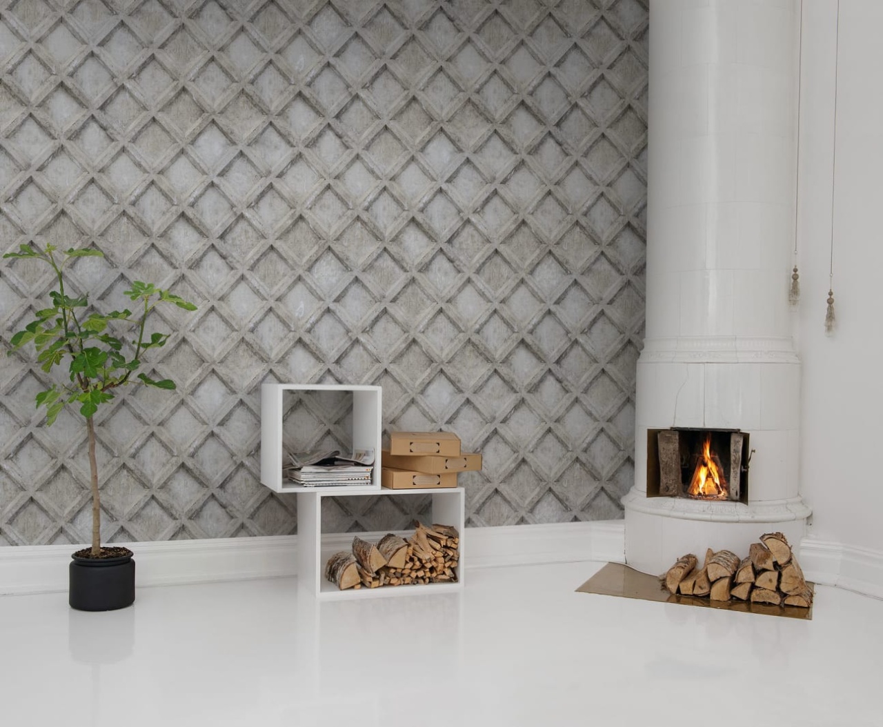 Fototapet, Concrete Trellis, Rebel Walls