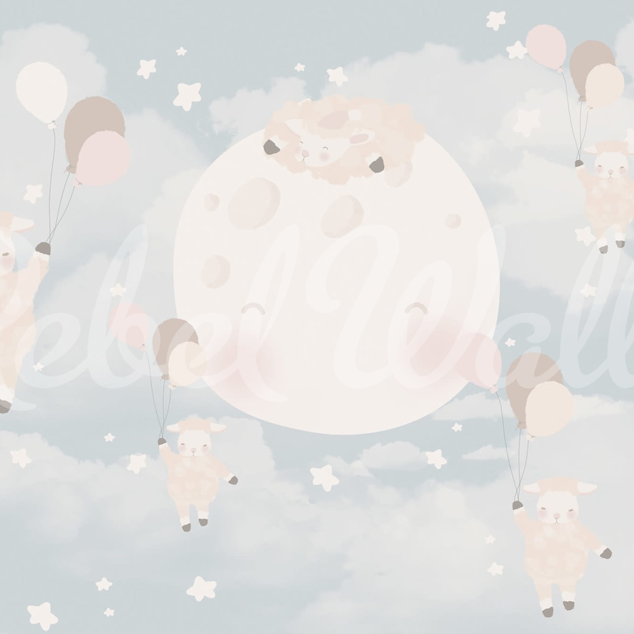 Fototapet, Counting Sheeps, Rebel Walls - 2