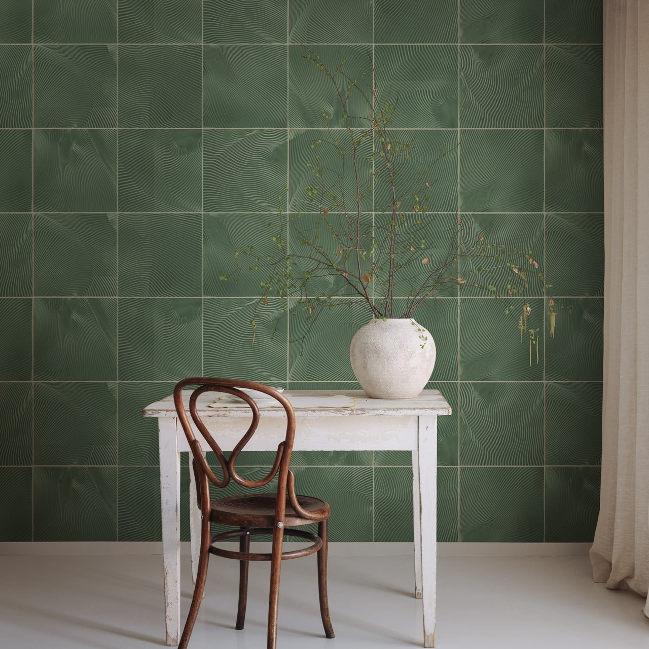 Fototapet, Craft Tiles, Emerald, Rebel Walls - 3