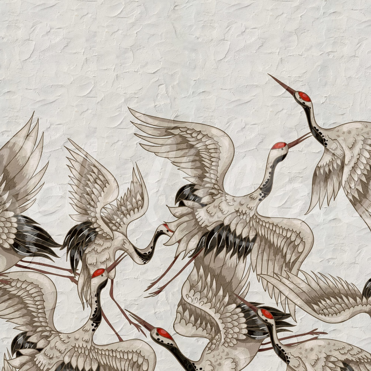 Fototapet, Crain Birds, Sand, Rebel Walls - 2