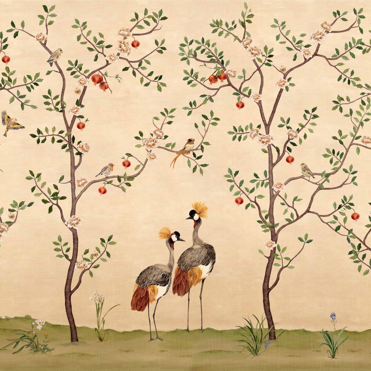Fototapet Crowned Crane, Nacre, Coordonne - 2
