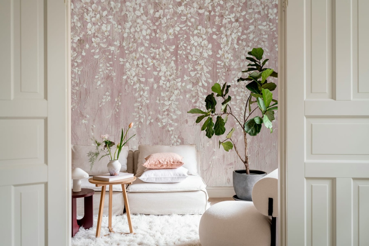 Fototapet, Draped Blossoms, Pink, Rebel Walls - 3