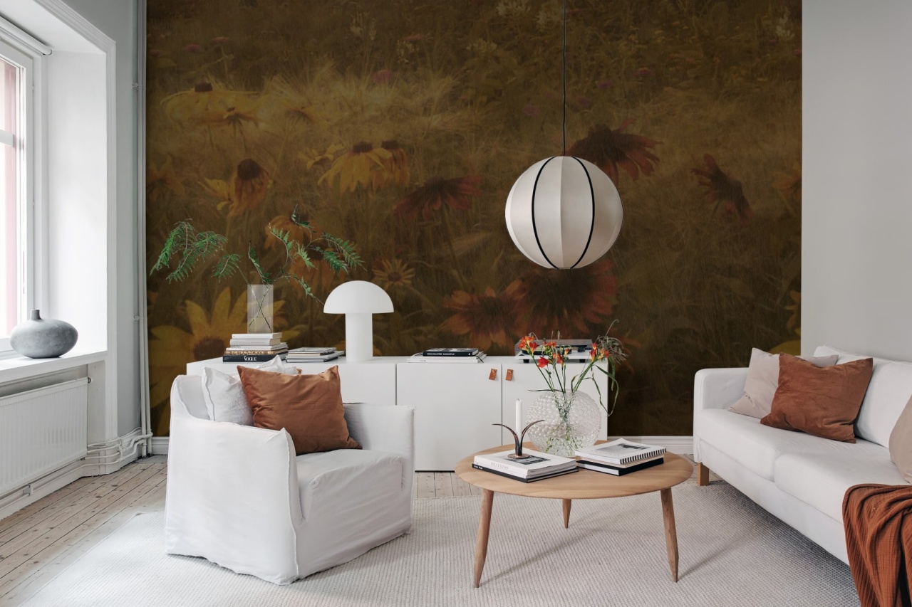 Fototapet, Dreamy Rudbeckia, Vintage, Rebel Walls
