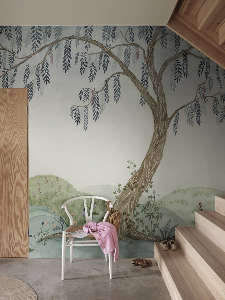 Fototapet, Dreamy Tree, Soft Green, Rebel Walls - 3