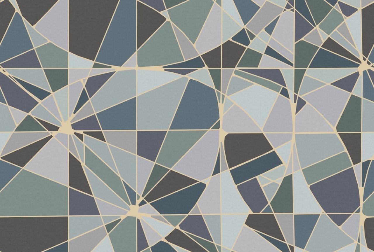 Fototapet, Facet, Blue, Rebel Walls - 2