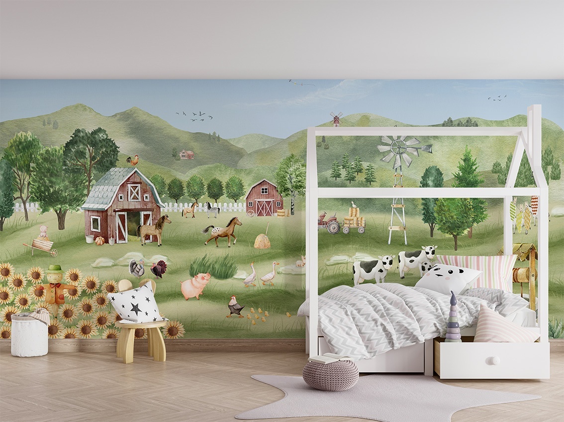 Fototapet Farm Joy, Oliver Robins