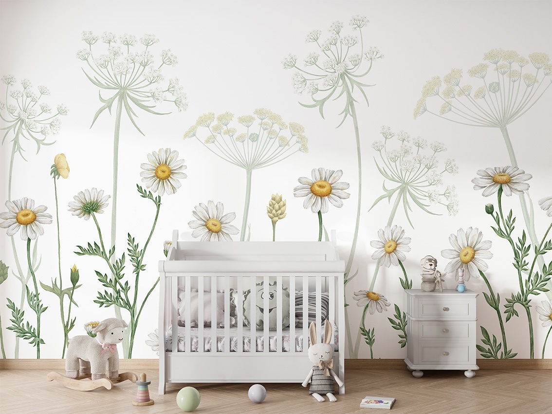 Fototapet Field of Daisies, Kikki Belle