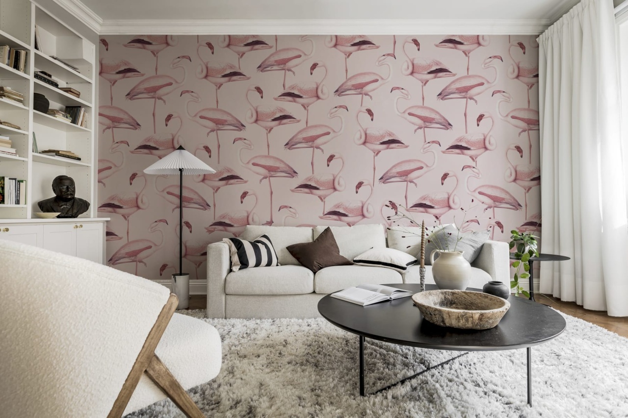 Fototapet, Flamingos, Bubblegum, Rebel Walls - 3