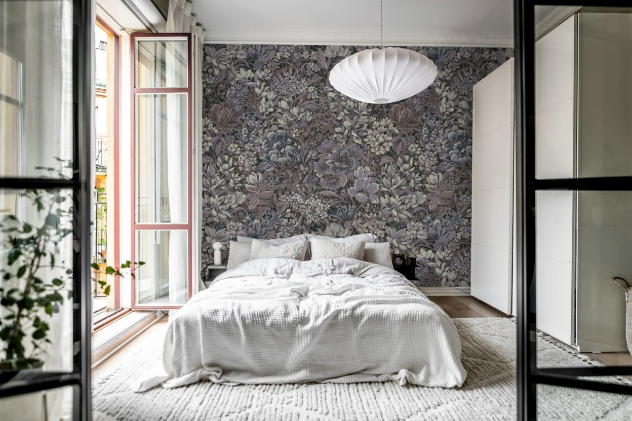 Fototapet, Floral Garden, Lilac, Rebel Walls