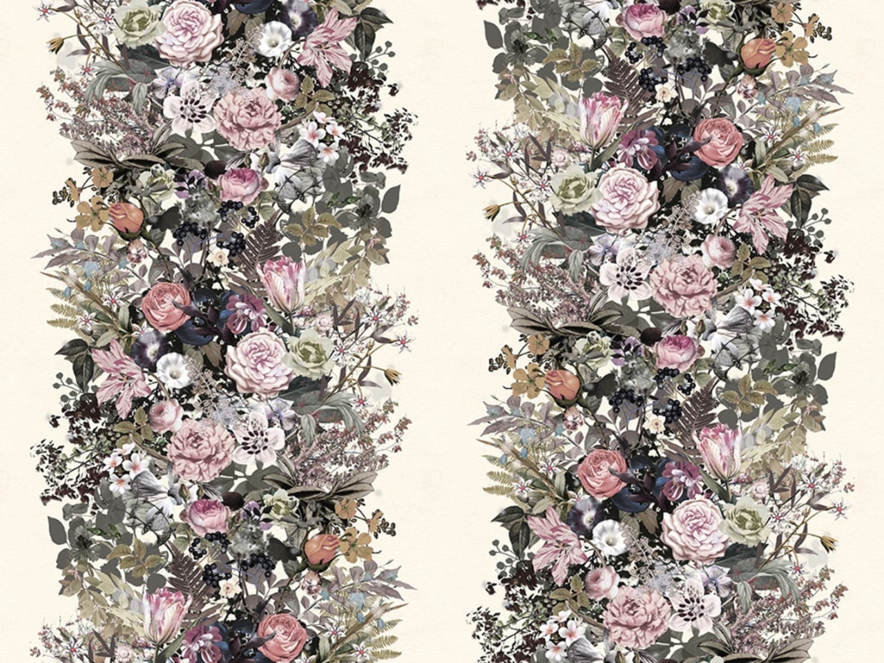Fototapet, Flowerbed, Vintage, Rebel Walls - 3