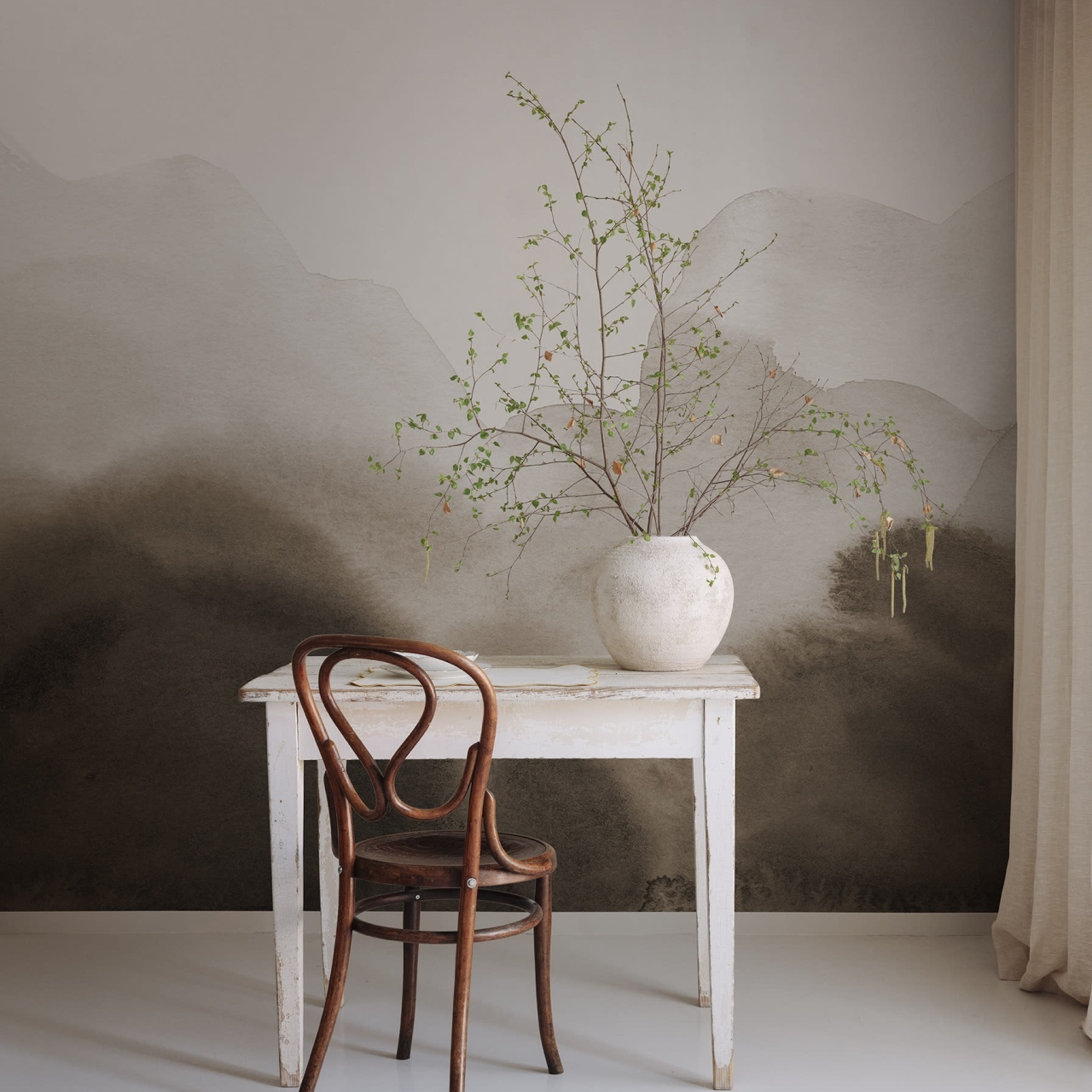 Fototapet, Flowing Hills, Brown, Rebel Walls - 3
