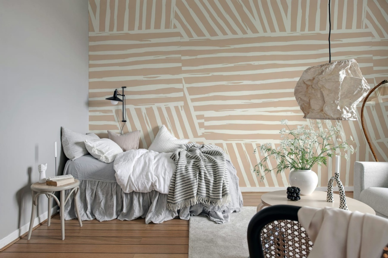 Fototapet, Geometric Lines, Beige, Rebel Walls - 3