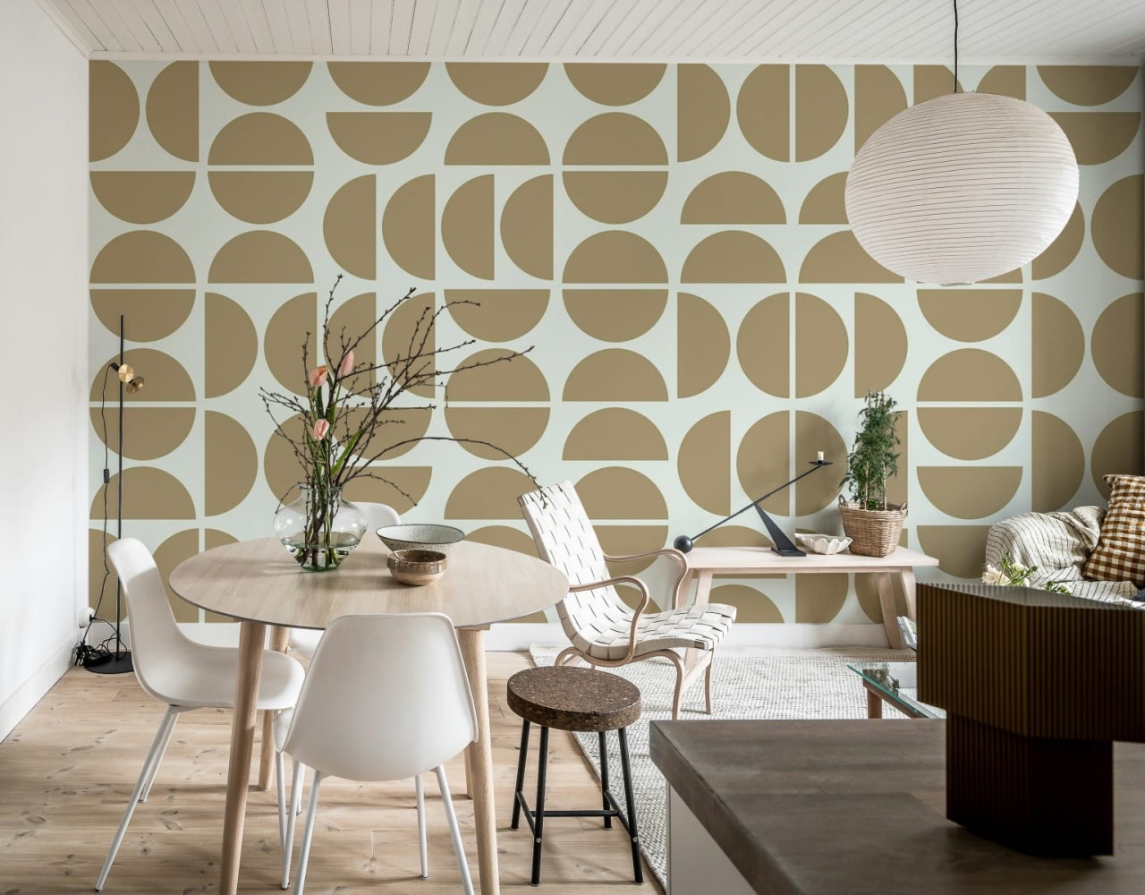 Fototapet, Geometry Shapes, Beige, Rebel Walls - 3