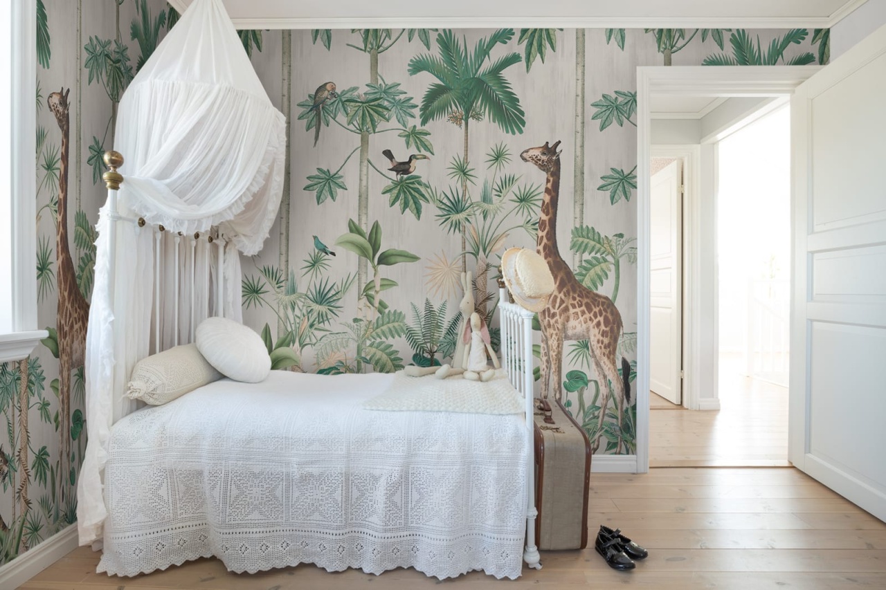 Fototapet, Giraffe's Stroll, Rebel Walls - 5