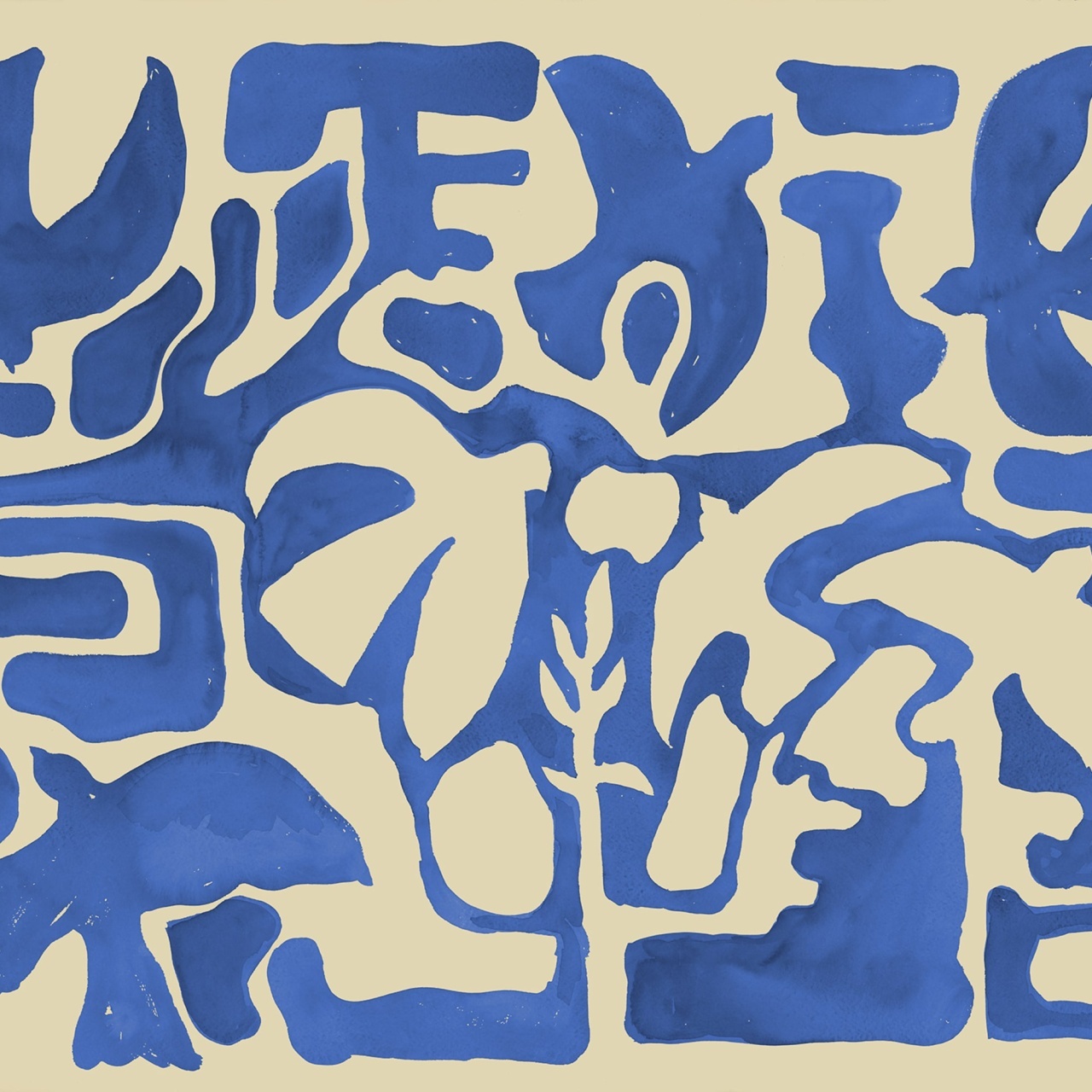 Fototapet, Harmony Forms, Blue, Rebel Walls - 2