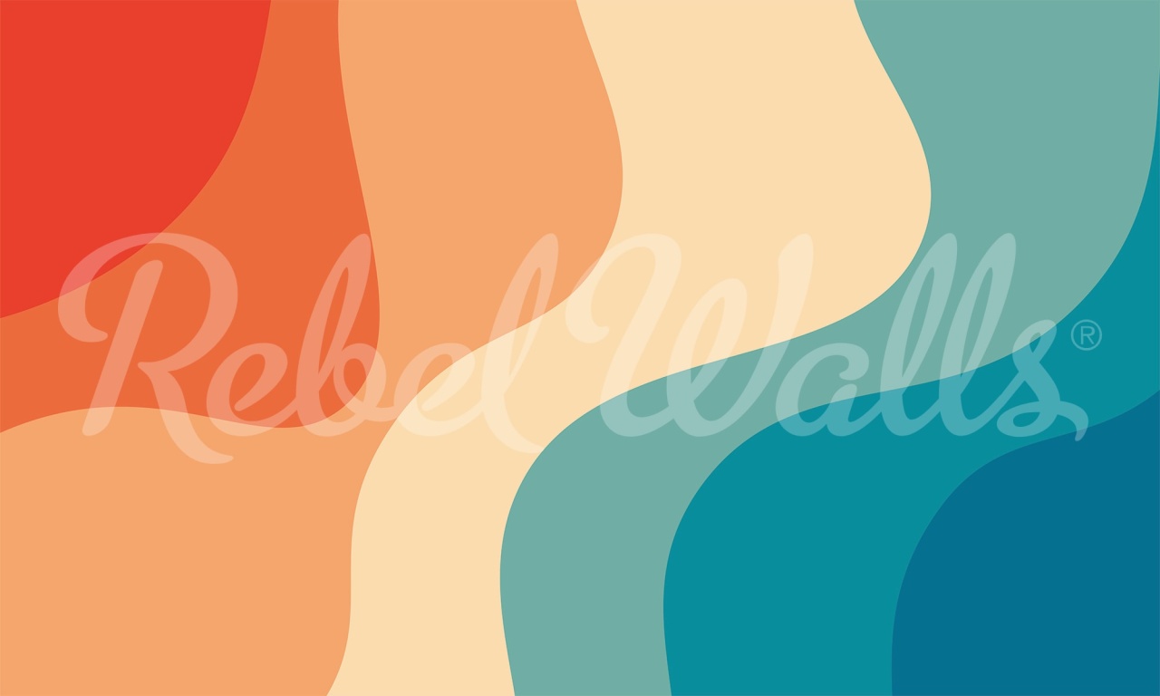Fototapet, Joyfull, Rainbow, Rebel Walls - 2
