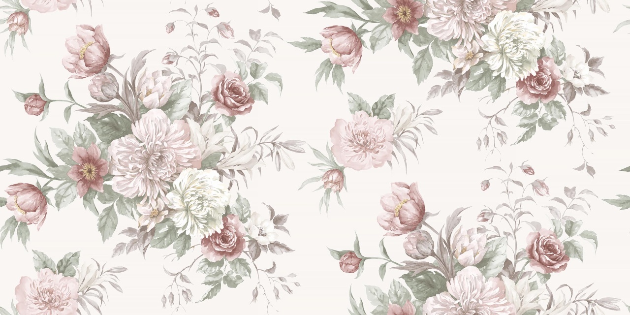 Fototapet lavabil, Floral Charm Grand 9722W — imaginea 2