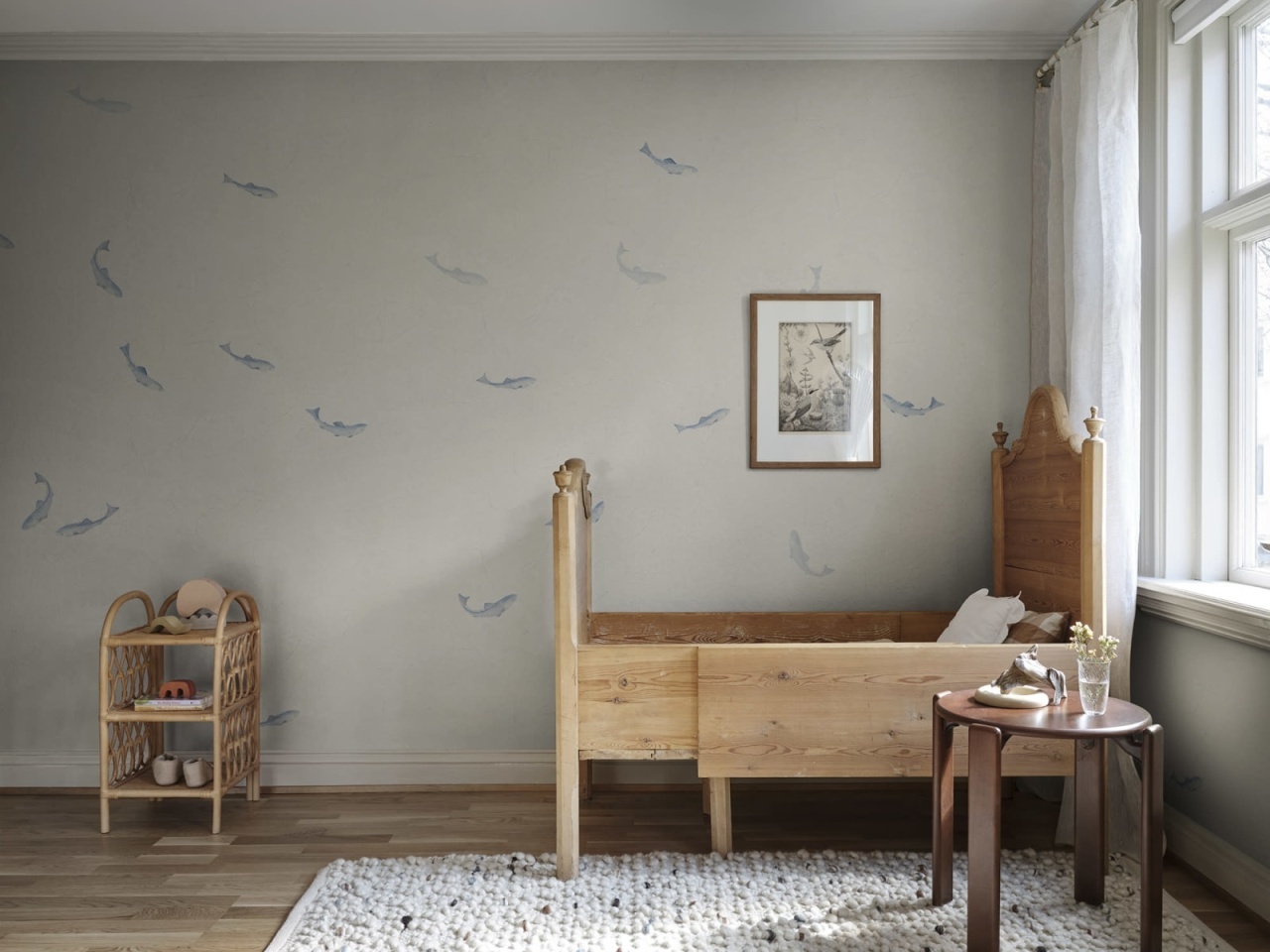 Fototapet lavabil, Hav, Misty Blue, Sandberg - 3