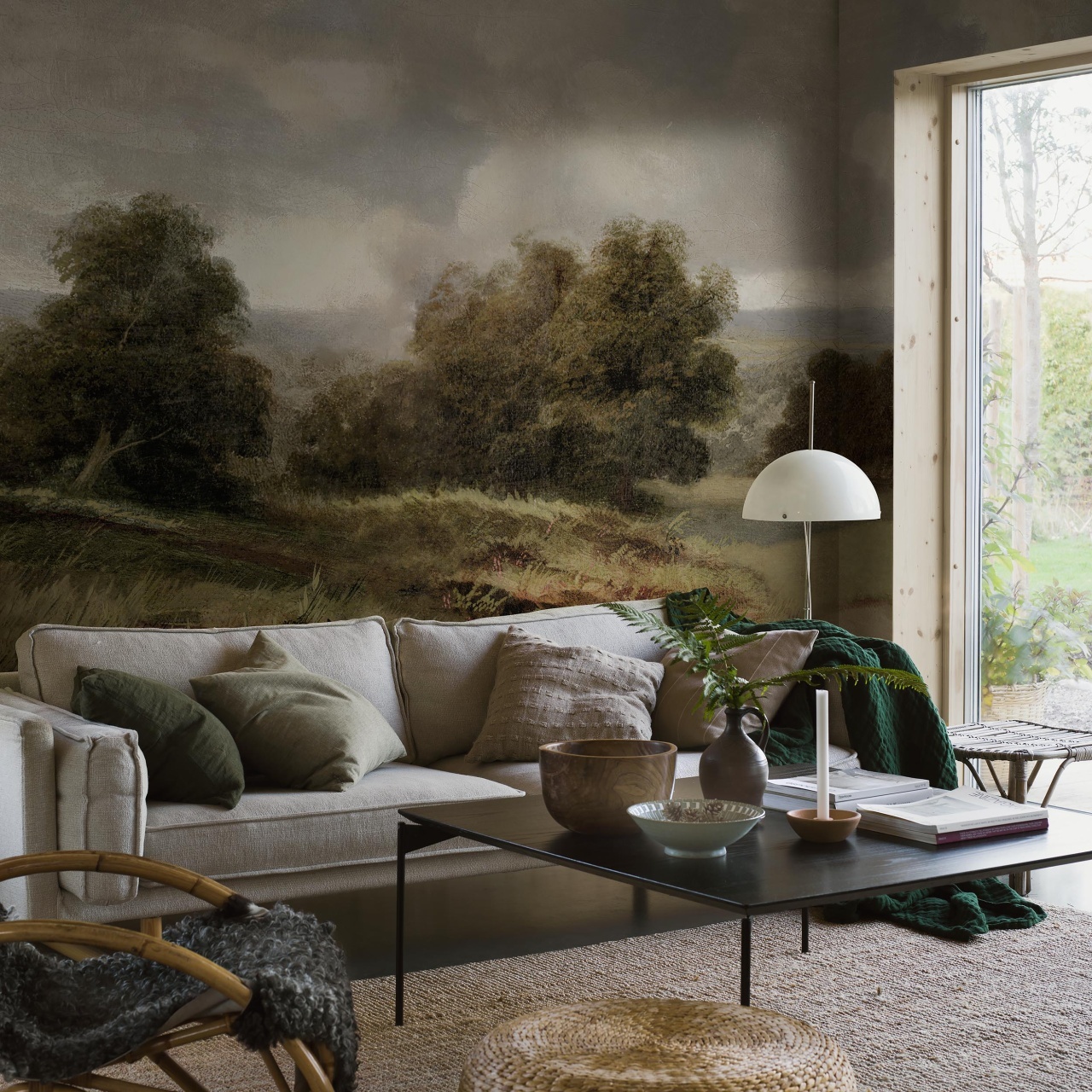 Fototapet lavabil, Oilpainting Landscape 9482W — imaginea 3