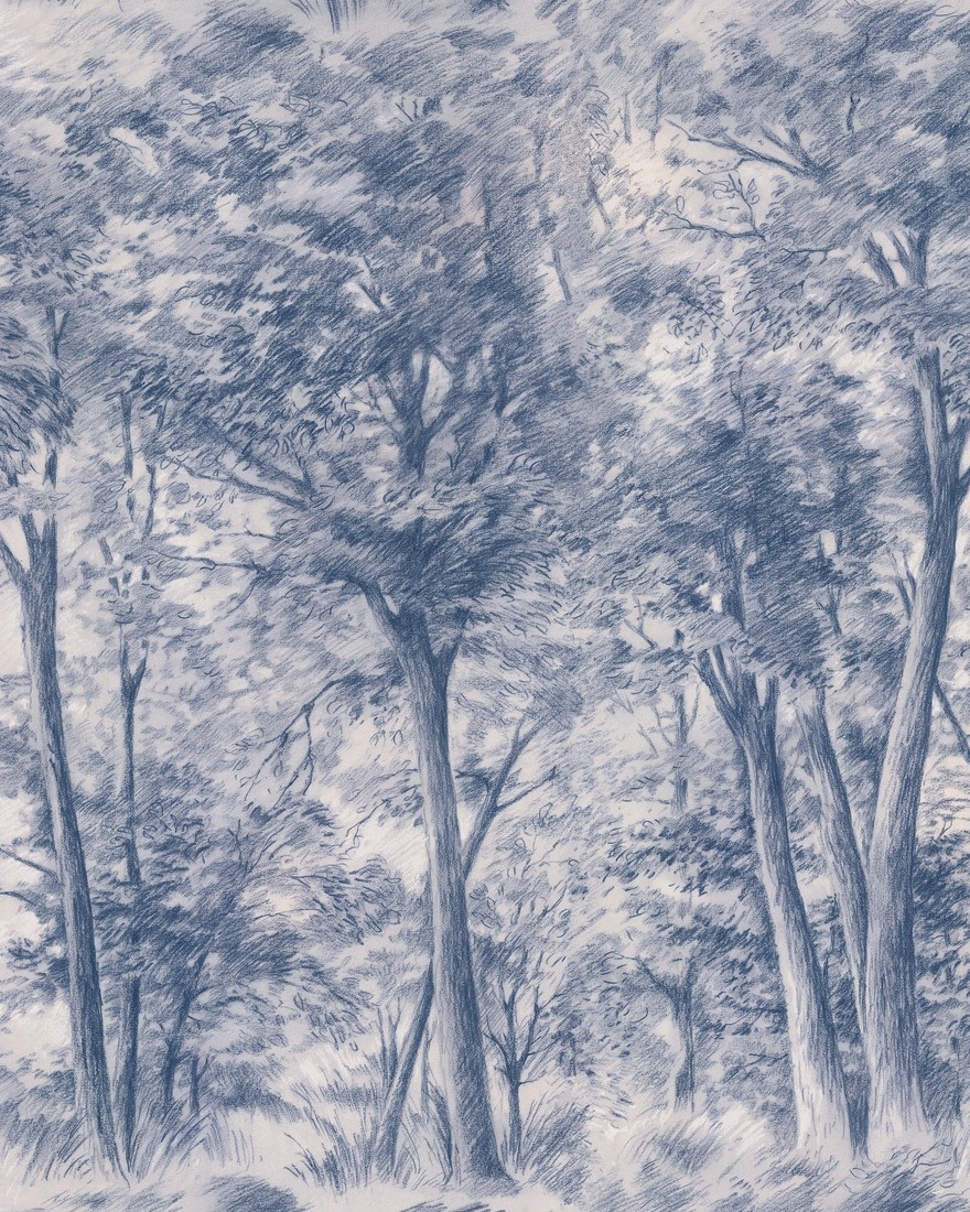 Fototapet lavabil, Sketch of Trees 9633W — imaginea 3