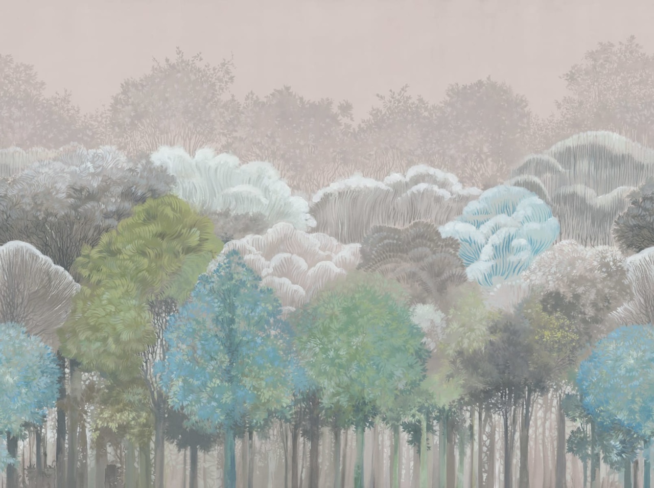 Fototapet, Leafy Forest, Dawn, Rebel Walls - 2