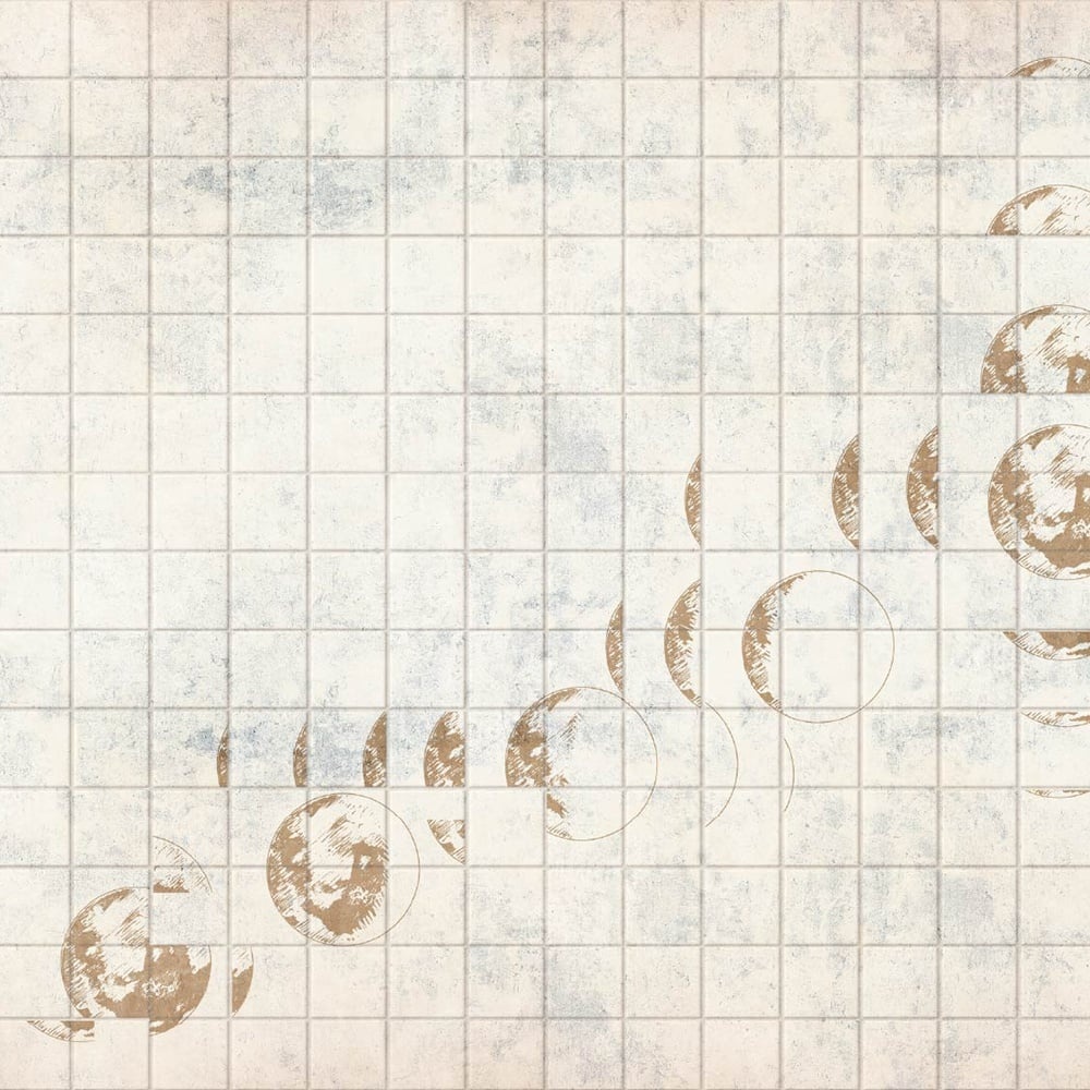Fototapet Lunar Reverie, Cream - personalizat, VLAdiLA — imaginea 4