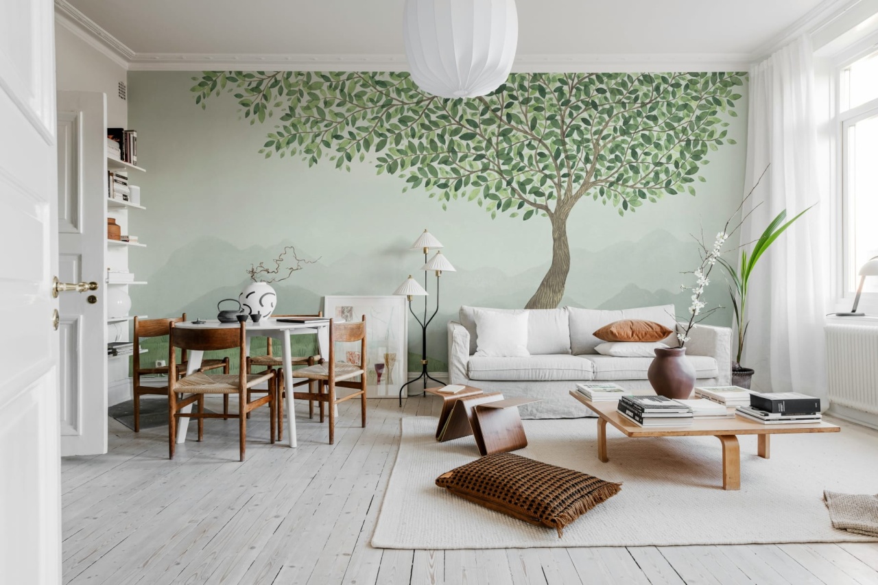 Fototapet, Mountain Tree, Green, Rebel Walls - 3