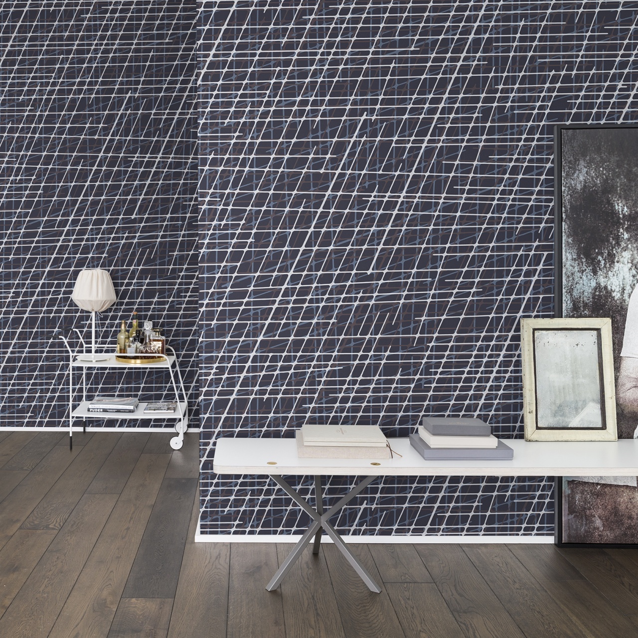 Fototapet, Note Sheets, Denim, repetitiv, Rebel Walls